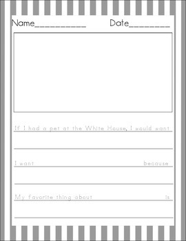 President's Day Opinion Writing by KinderCarter | TpT