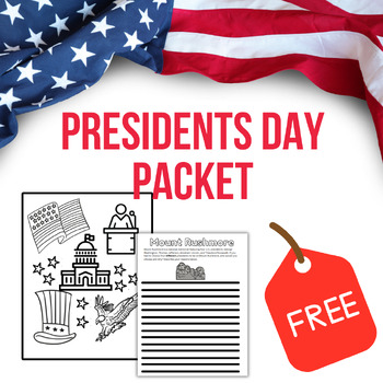 Preview of Presidents' Day Packet