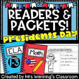 Presidents' Day Packets and Readers for Grades 1-3!