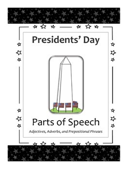 Preview of Presidents' Day Parts of Speech