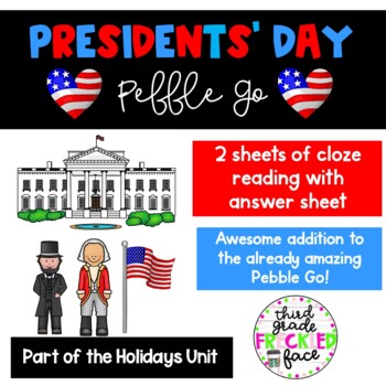 Preview of Presidents' Day- Pebble Go