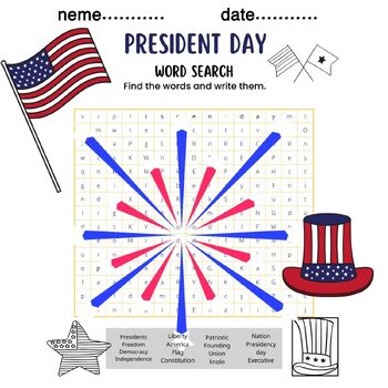 Preview of Presidents Day Puzzles Worksheet