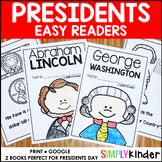 Presidents Day Readers, Abraham Lincoln & George Washingto