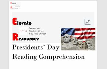 Preview of Presidents' Day Reading Comprehension