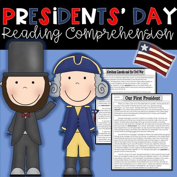 Preview of Presidents' Day Reading Comprehension Passages with Questions
