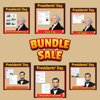 Preview of Presidents' Day Reading Comprehension bundle