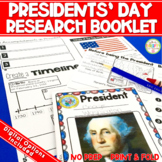 Presidents' Day Research Activity