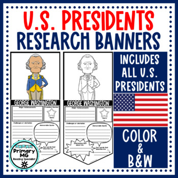 Preview of Presidents Day Research Banners | US Presidents Project