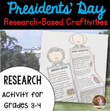 Presidents Day Research Based Craftivity - Social Studies 