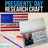 Presidents' Day Research Writing Craft Activity