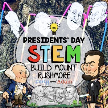Preview of Mount Rushmore Presidents Day STEM Activity Engineering US History