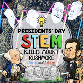 Mount Rushmore Presidents Day STEM Activity Engineering US