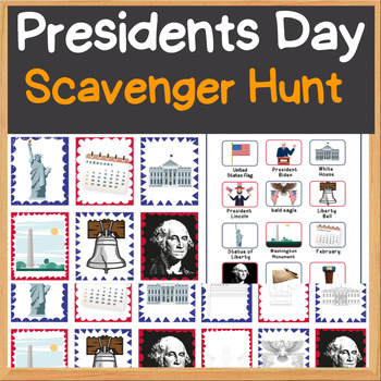 Preview of Presidents Day Scavenger Hunt