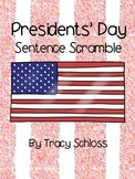 Presidents' Day Sentence Scramble, Washington & Lincoln