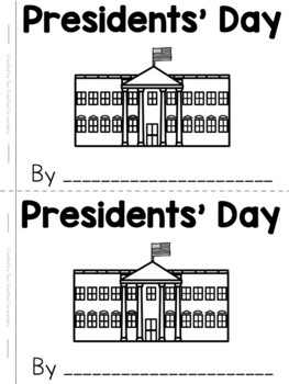 Preview of Presidents' Day / Sight Word Emergent Reader | Mini Book