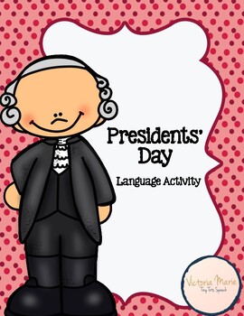 Preview of Presidents' Day Speech Therapy (Vocabulary Activity)