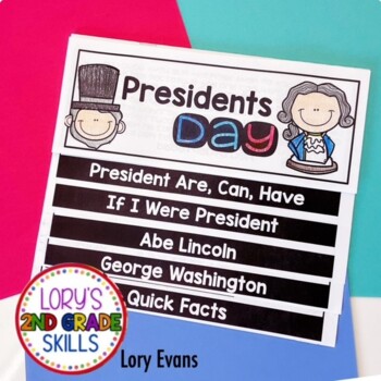 Preview of Presidents Day Step Book