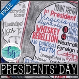 Presidents' Day Coloring Page and Word Cloud Activity {FREE!}