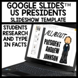 Presidents' Day Template for Digital Booklets using PPT or