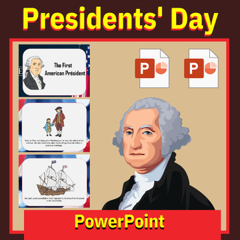 Preview of Presidents' Day The First American President Story PowerPoint