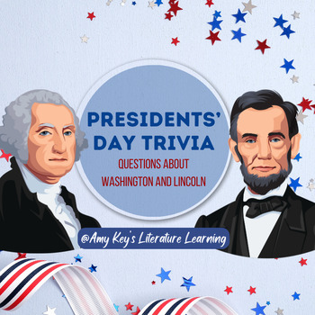 Preview of Presidents' Day Trivia Game for Middle & High School 6-12 No Prep