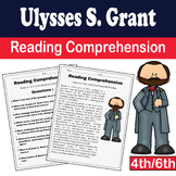 Presidents Day : Ulysses S. Grant Reading Comprehension fo