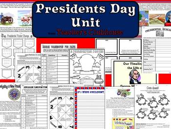 Preview of Presidents Day Unit from Teacher's Clubhouse