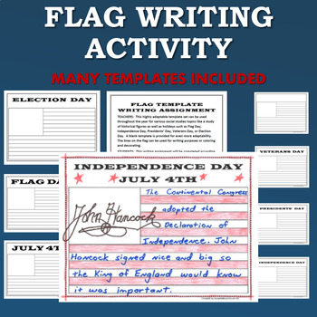 Preview of Memorial Day (Veterans, Presidents', Election, Independence) Writing Activity