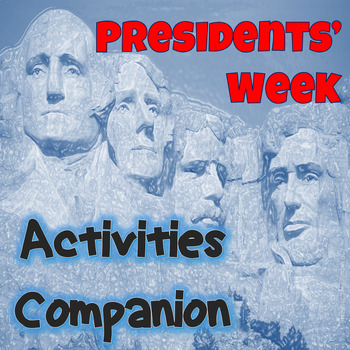 Preview of Presidents' Day / Presidents' Week Interactive Activities Bundle {CCSS Aligned}
