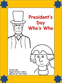 Preview of Presidents Day Who's Who