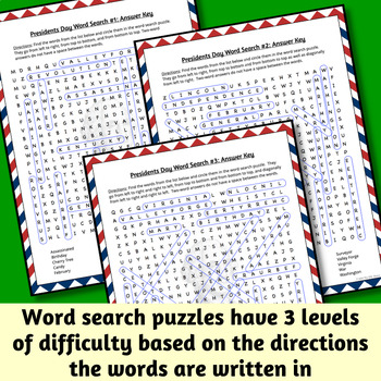 Presidents Day Word Search & Crossword Puzzles: Print & Paperless Versions
