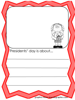 Preview of Presidents' Day Writing