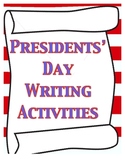 Presidents' Day Writing Activities/Printables