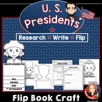 Preview of Presidents Day Craft and Writing Activity