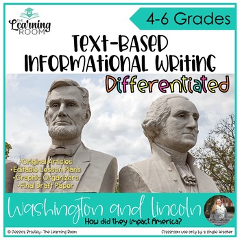 Preview of Presidents Day Writing Prompt - Text Based Informational Writing