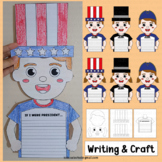 Presidents Day Writing Prompts Craft Bulletin Board Projec