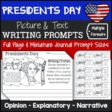 Presidents Day Writing Prompts with Pictures | Presidents 