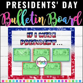 Preview of Presidents' Day Writing and Bulletin Board | Kindergarten, 1st Grade, 2nd Grade