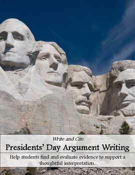 Preview of Presidents' Day: Writing with Evidence