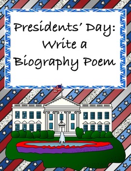 Preview of Presidents' Day for Middle School: Write a Biography Poem