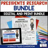 Presidents' Fact Finding Research Print and Digital Bundle