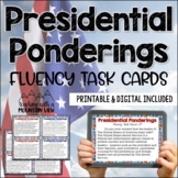 Presidents Fluency Task Cards | Google Classroom