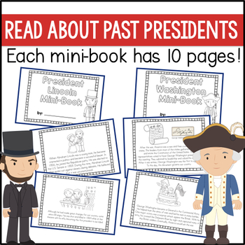 Close Reading Presidents Mini-Book by A Grace Filled Classroom | TpT