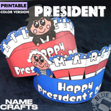 Presidents Name Crafts and Activities- President's Day Hat