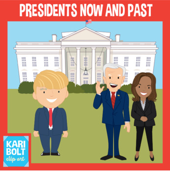 Preview of Presidents Now and Past (Biden and Trump) Clip Art