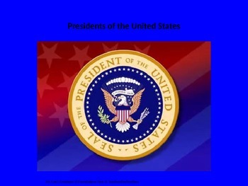 Preview of Presidents PowerPoint - Executive Branch, History, Government, U.S., American
