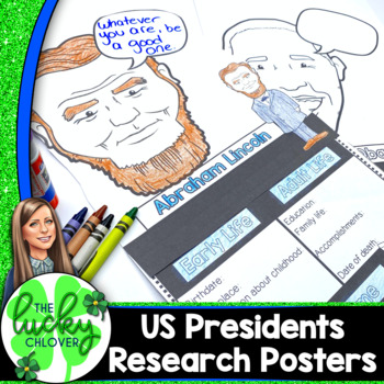 Preview of Presidents Research Project | DIGITAL and PRINTABLE