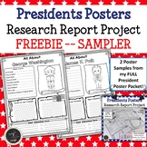 President's Day Research Project - Research Report Posters