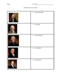 Presidents Study Sheet - #1-20