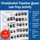 Presidents Timeline Game - Low Prep Activity